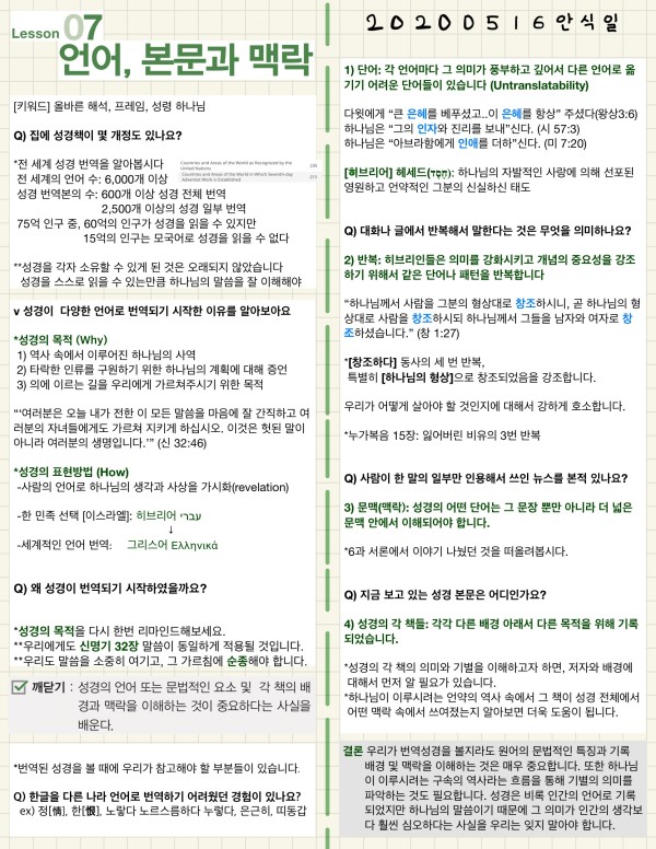 청년을 위한 교과 2020년 2기 7과 언어, 본문과 맥락- 성경해석학.jpg